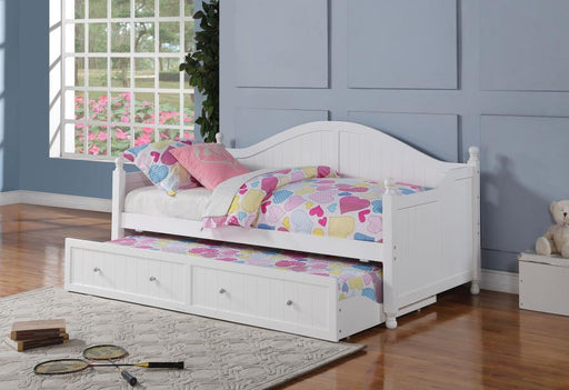 Julie Ann - Arched Back Day Bed With Trundle - JaxCo Furniture