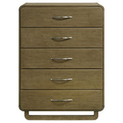 Amsbury - 5-Drawer Chest Of Drawers - Nutmeg - JaxCo Furniture