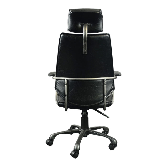 Executive - Swivel Office Chair - Black - JaxCo Furniture