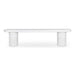 Eris - Outdoor Dining Bench - White - JaxCo Furniture