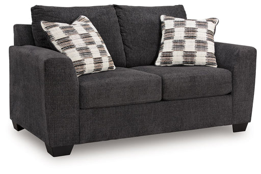 Loreo - Loveseat - Ebony - JaxCo Furniture