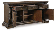 Maylee - Dark Brown - Dining Room Buffet - JaxCo Furniture