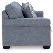 Carissa Manor - Denim - Sofa - JaxCo Furniture