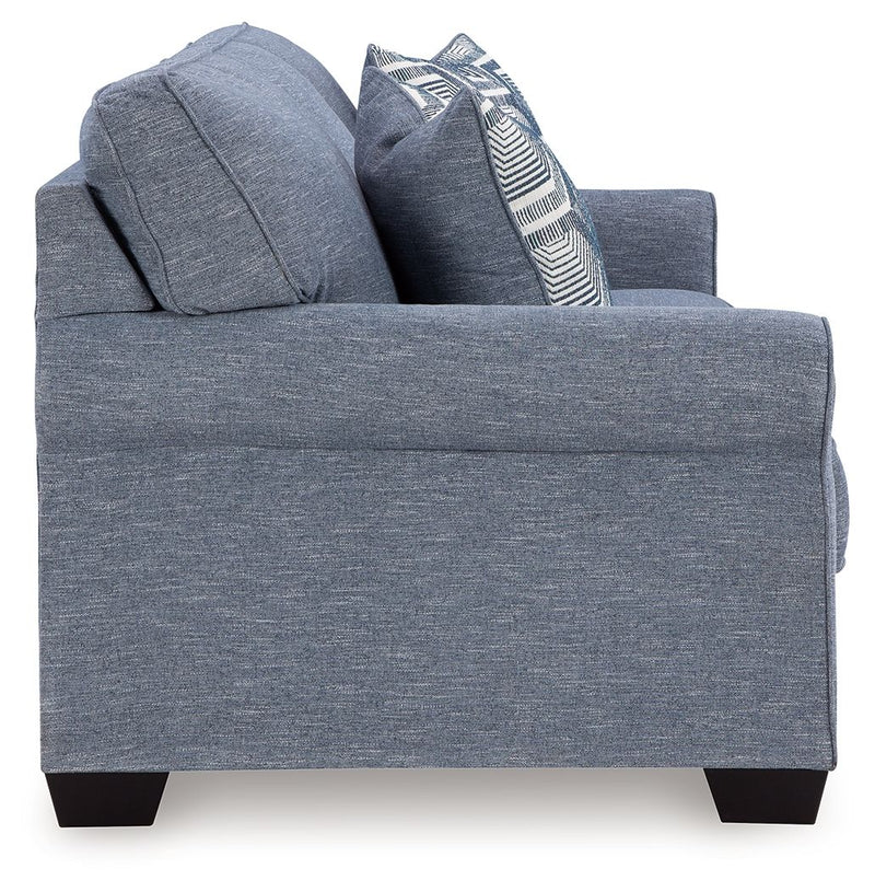 Carissa Manor - Denim - Sofa - JaxCo Furniture