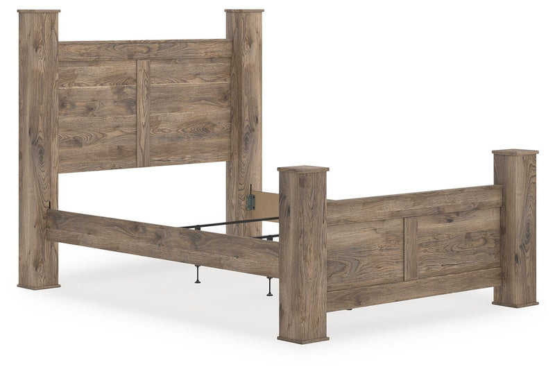Rusticott - Poster Bed - JaxCo Furniture