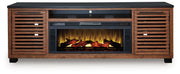 Kallari - TV Stand With Fireplace Option - JaxCo Furniture