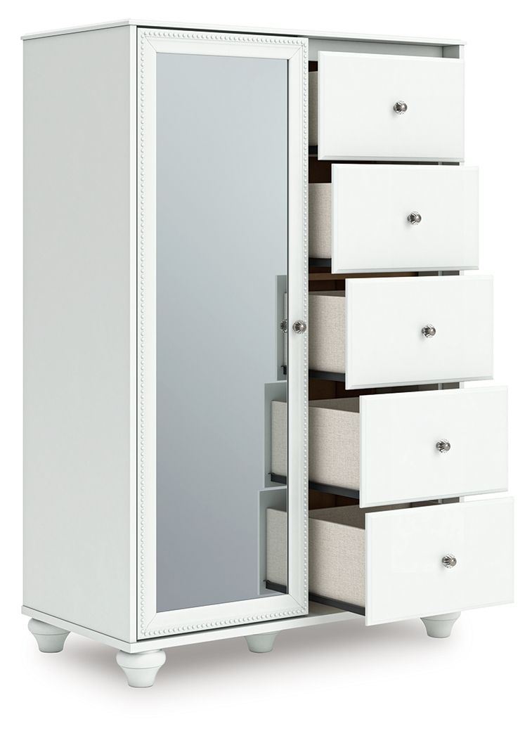 Kozlani - Dressing Chest - White - JaxCo Furniture