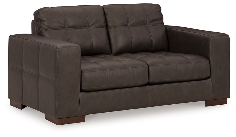 Luigi - Thunder - Loveseat - JaxCo Furniture
