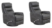 Gemini - 33.5" Swivel Glider Recliner (Set of 2) - JaxCo Furniture