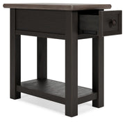 Tyler - Black / Gray - Chair Side End Table - JaxCo Furniture