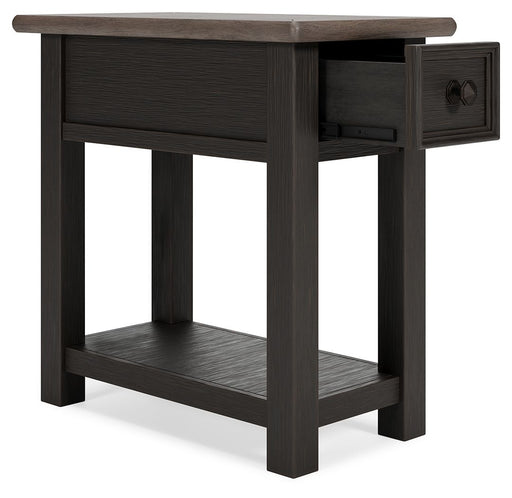 Tyler - Black / Gray - Chair Side End Table - JaxCo Furniture