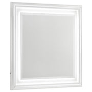 Cassia - Dresser Mirror - White High Gloss - JaxCo Furniture