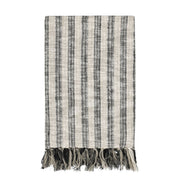 Throws - TC Linna Throw - Natural / Black - JaxCo Furniture