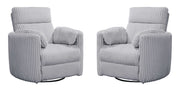 Radius - Power Swivel Glider Recliner (Set of 2) - JaxCo Furniture