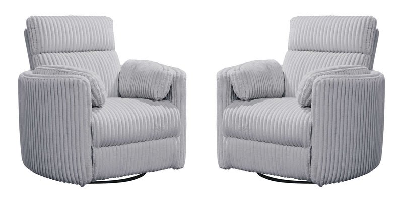 Radius - Power Swivel Glider Recliner (Set of 2) - JaxCo Furniture