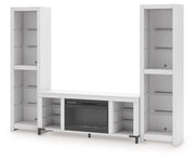 Brollevi - White - 3-Piece Entertainment Center - JaxCo Furniture