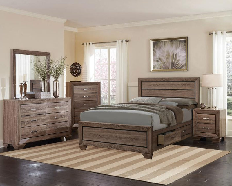 Kauffman - Transitional Storage Bed Bedroom Set - JaxCo Furniture