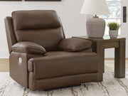 Vonryan - Tobacco - Power Recliner / Adj Headrest - JaxCo Furniture