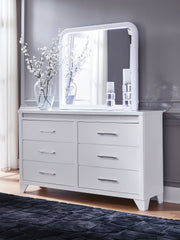 Jarlee - White - Dresser And Mirror - JaxCo Furniture