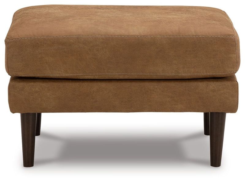 Telora - Caramel - Ottoman - JaxCo Furniture