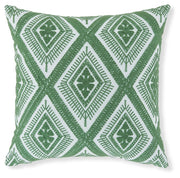 Bellvale - Green / White - Pillow - JaxCo Furniture