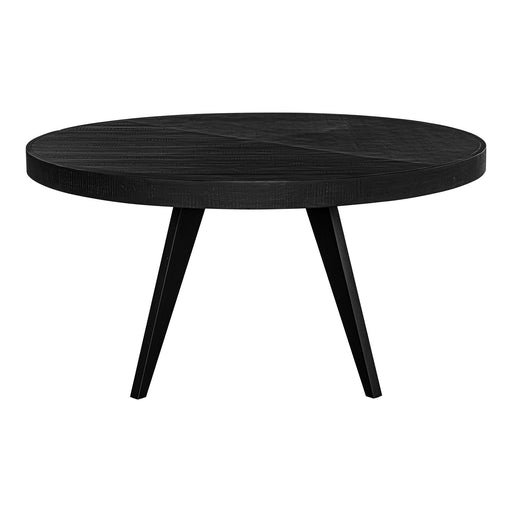 Parq - Acacia Round Dining Table - Black - JaxCo Furniture