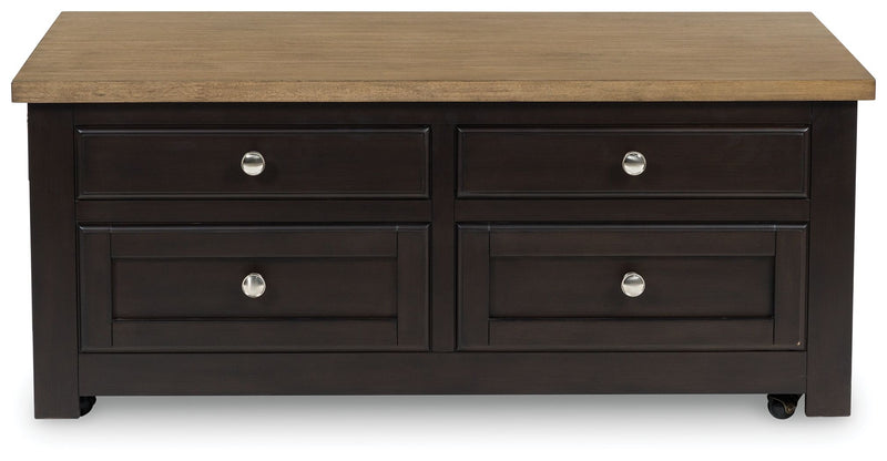 Drazmine - Brown - Lift Top Cocktail Table - JaxCo Furniture