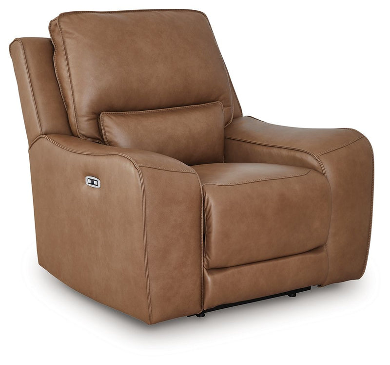 DeepWakes - Caramel - Power Recliner / Adjustable Headrest - JaxCo Furniture