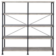 Analiese - 4-Shelf Double Bookshelf - JaxCo Furniture