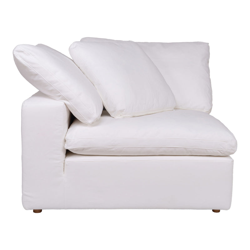 Clay - Livesmart Fabric Corner Chair - Cream - JaxCo Furniture