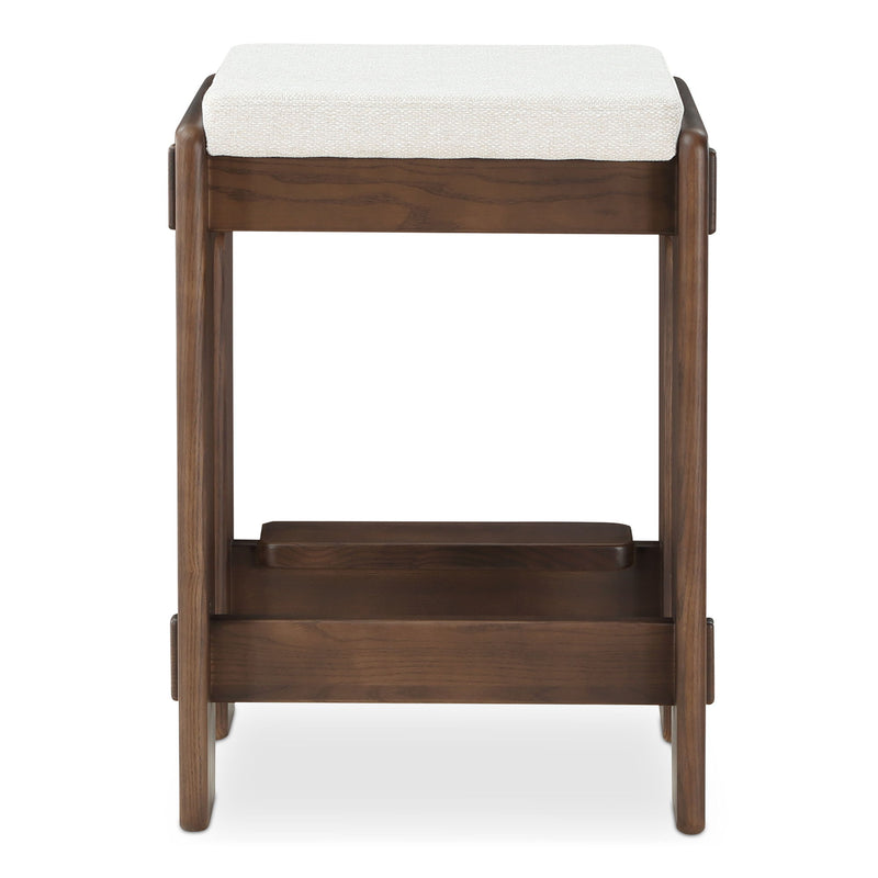 Ashby - Counter Stool - Beige - White - JaxCo Furniture