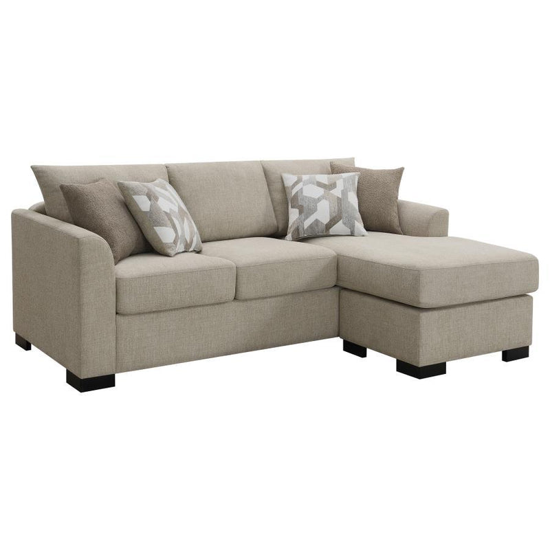 Storey - Upholstered Sleeper Sectional Chaise Sofa - JaxCo Furniture