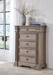 Blairhurst - Light Grayish Brown - Five Drawer Chest - JaxCo Furniture
