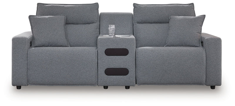 ModMax II - Salt And Pepper - Reclining Sectional - JaxCo Furniture