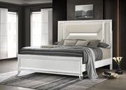 Marmore - Panel Bed LED Headboard - JaxCo Furniture