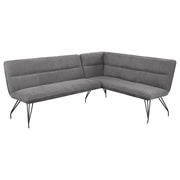 Dodson - Fabric Upholstered L-Shaped Nook Dining Bench - JaxCo Furniture