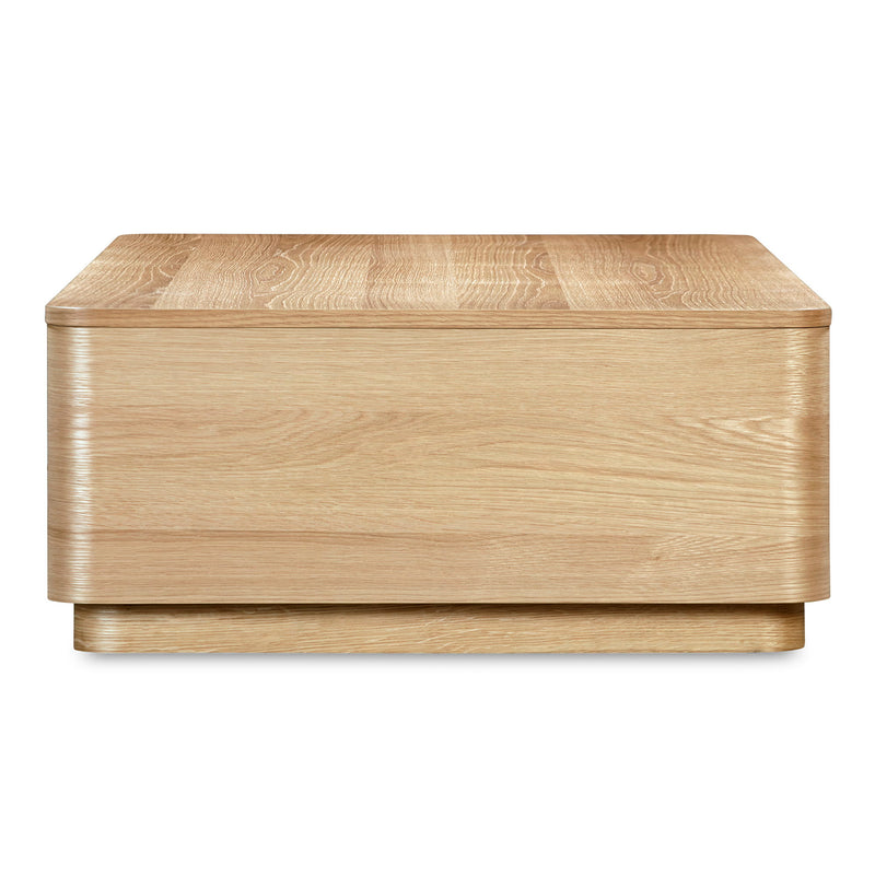 Round Off - Coffee Table - Light Brown - JaxCo Furniture