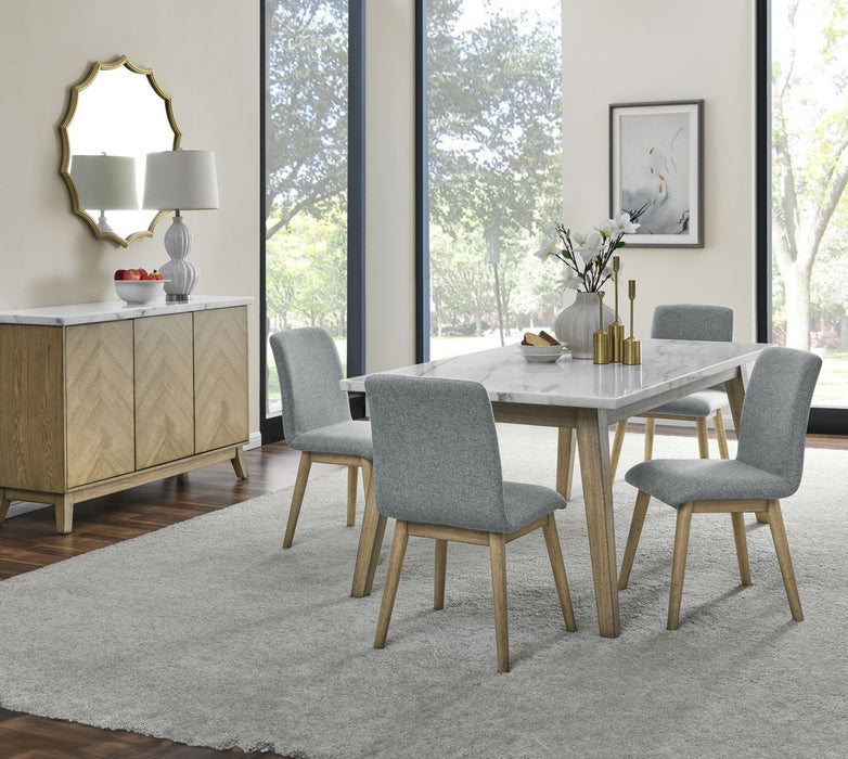 Vida - 5 Piece Dining Set - Brown - JaxCo Furniture