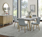 Vida - 5 Piece Dining Set - Brown - JaxCo Furniture