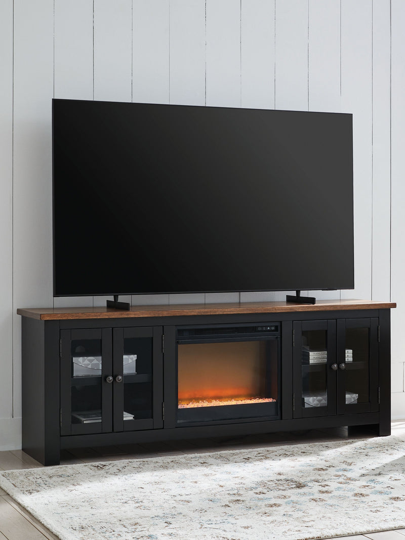Wildenauer - 76" TV Stand With Electric Fireplace - JaxCo Furniture