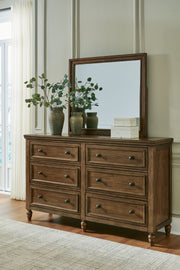 Sturlayne - Brown - Dresser And Mirror - JaxCo Furniture