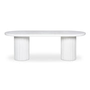 Eris - Outdoor Dining Table - White - JaxCo Furniture
