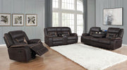 Greer - Upholstered Reclining Sofa Set - JaxCo Furniture