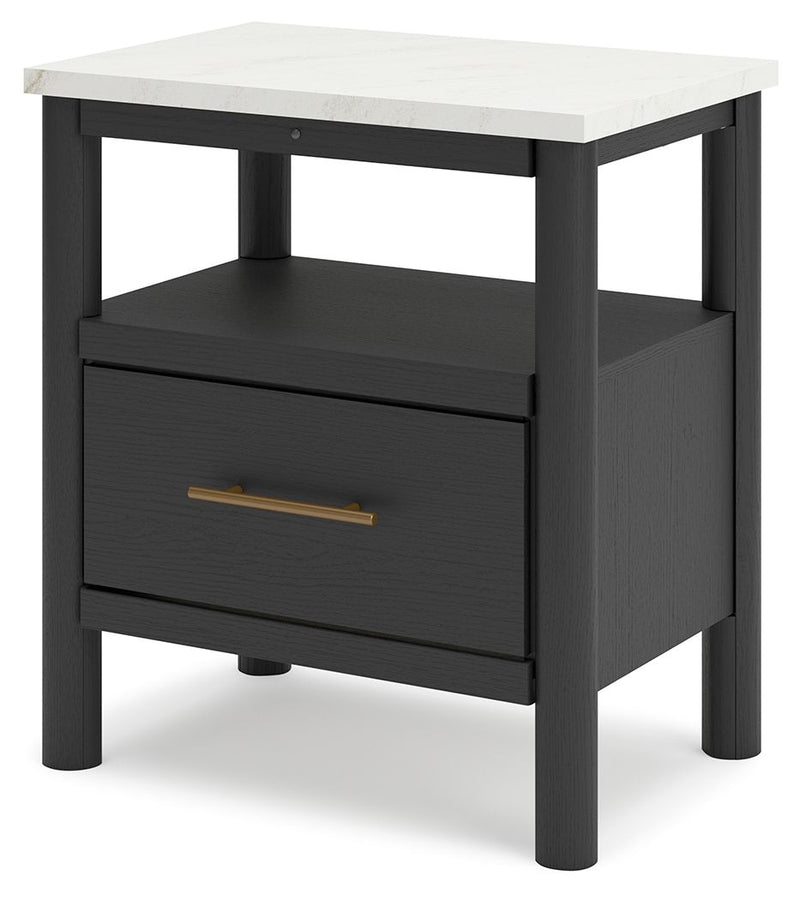 Cadmori - One Drawer Night Stand - JaxCo Furniture