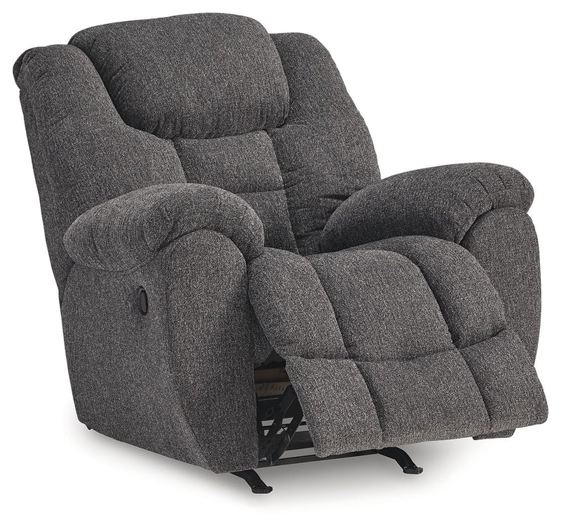 Foreside - Charcoal - Rocker Recliner - JaxCo Furniture