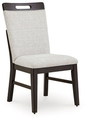 Neymorton - Light Gray / Brown - Dining Upholstered Side Chair (Set of 2) - JaxCo Furniture