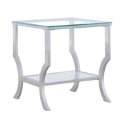 Saide - Rectangular Glass Top Table - JaxCo Furniture