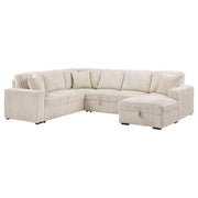 Devonshire - Sleeper Sectional Sofa Storage Chaise - JaxCo Furniture