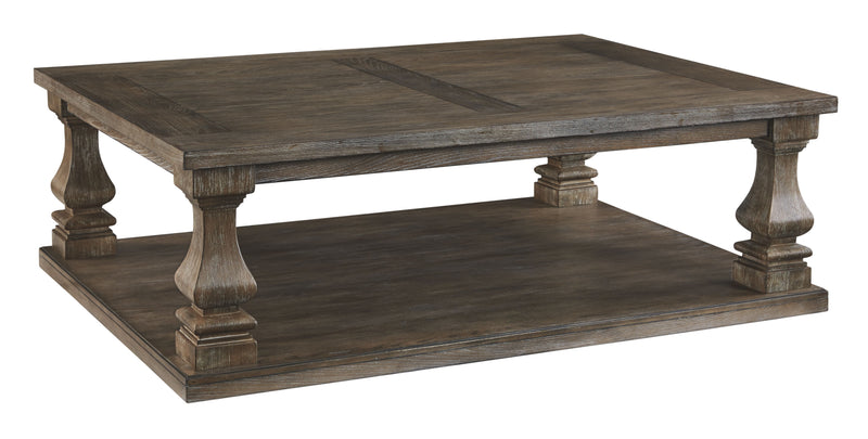 Johnelle - Gray - Rectangular Cocktail Table - JaxCo Furniture