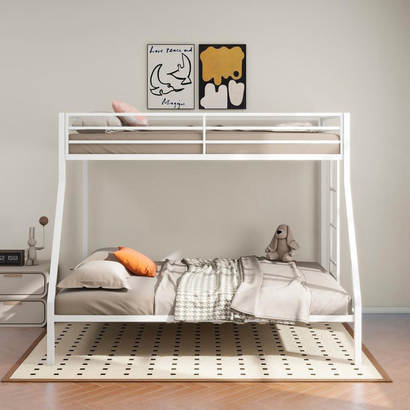 Alevera - Metal Bunk Bed With Ladder - JaxCo Furniture